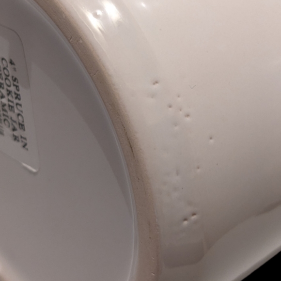 Milk and Cookies Served Nightly Through Christmas Cookie Jar Vase Planter - Picture 5 of 8